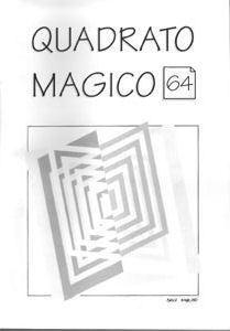 Quadrato Magico  64 : page 52.