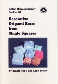 Decorative Origami Boxes from Single Squares