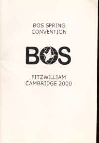 BOS Convention 2000 Spring