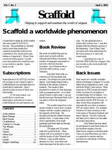 Scaffold Vol 1, Issue 3 (E-book) : page 5.