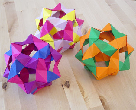 Pentagon-hexagon zig zag unit