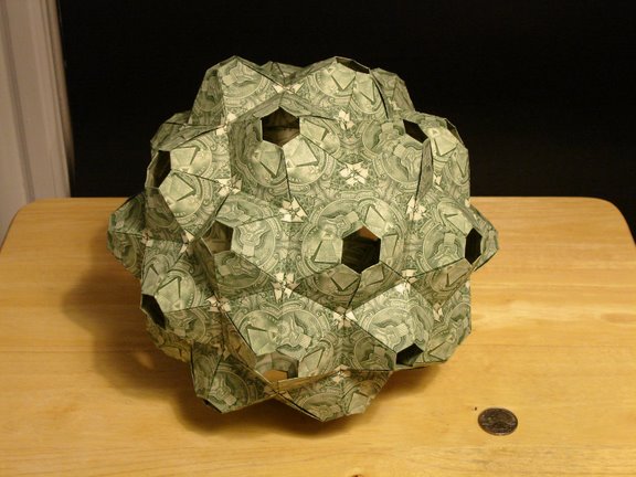Truncated Icosahedron 90-Unit Structure - Convex
