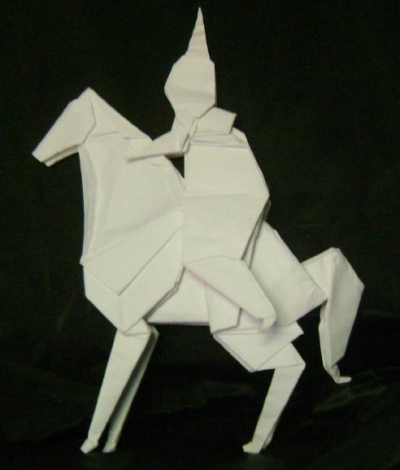 Horse with rider