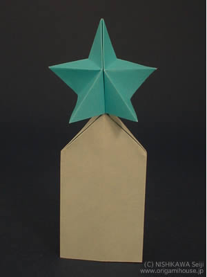 A Strip of Paper with Star