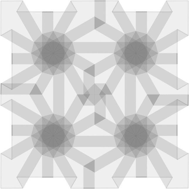 Square tessellation of dodecagons #0