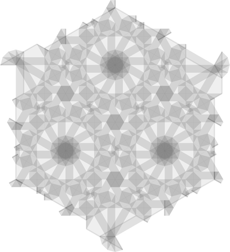 Hexagonal tessellation of dodecagons #2