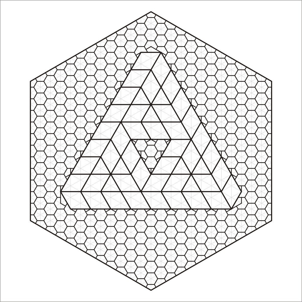 Sierpinski-Penrose Triangle #0
