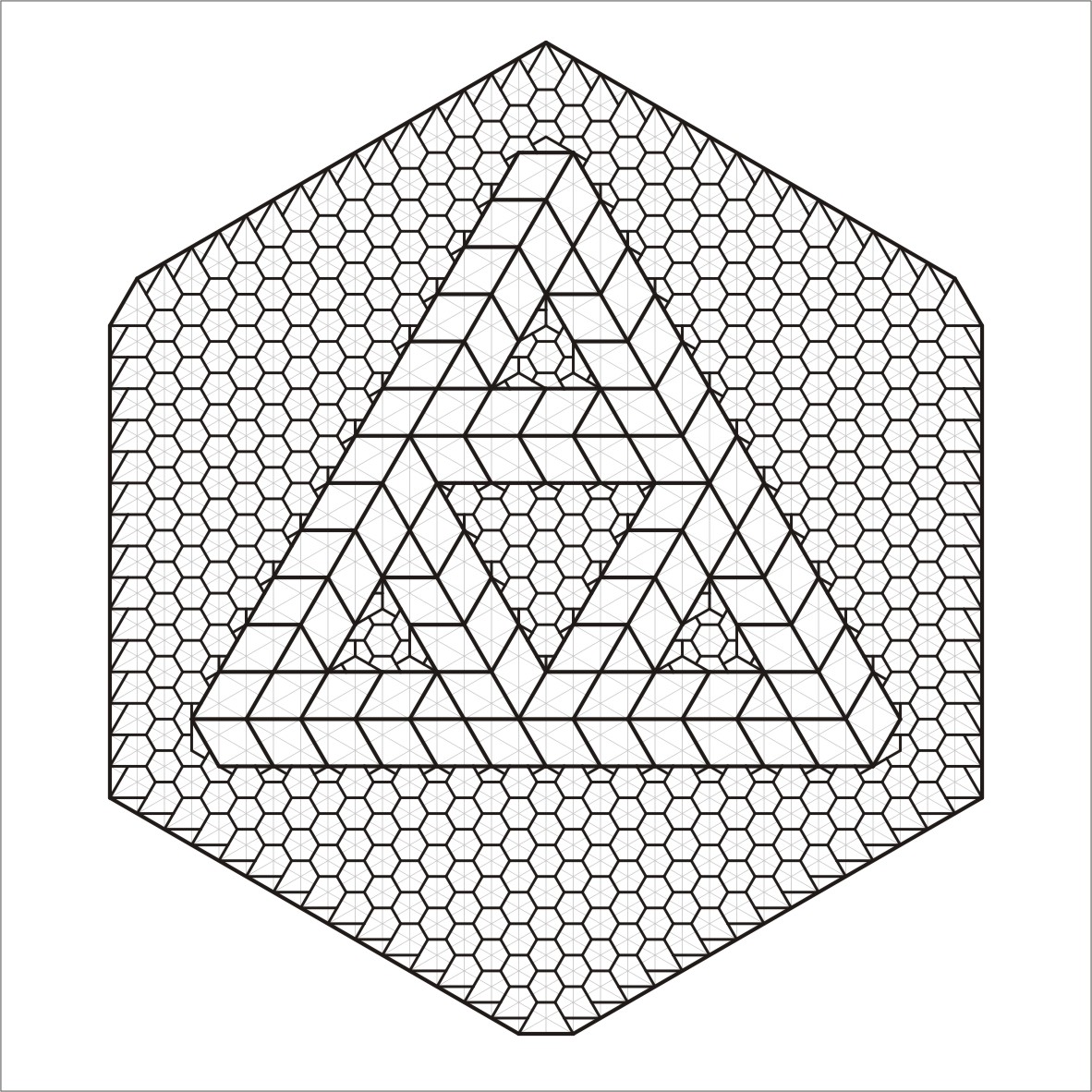 Sierpinski-Penrose Triangle #2